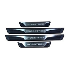 4x For Subaru Crosstrek Door Sill Scuff Plates Protector Cover Anti Scratch picture