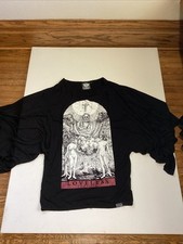 Rare Winged Killstar  Top Shirt Size Large Gothic We Are The Weirdos Loveless picture