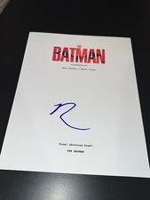 ROBERT PATTINSON SIGNED AUTOGRAPH MOVIE SCRIPT THE BATMAN KRAVITZ BAS COA AUTO E picture