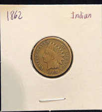 1862 Indian Head Small Cent Business Strike picture