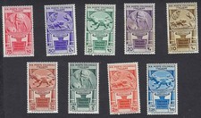 Italian Colonies Eritrea 1933 Scott 23-31 Sassone 30-38 MNH Set w/ Diena Cert picture