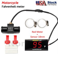koso Water Temperature Gauge thermometer Fahrenheit Norxi Meter For Motorcycle picture