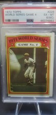1972 Topps World Series Game 4 #226 Roberto Clemente  EX MT PSA 6 MC picture