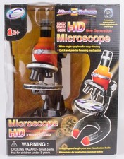 New In Box Vintage 2003 Micro Science Children's Microscope Set 100x 300x 600x picture