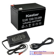 Kastar 12V 12Ah LiFePO4 Battery Charger for Medical instrument, Emergency light picture