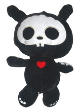 Skelanimals Fiesta Black Jack Rabbit with Red Heart 13