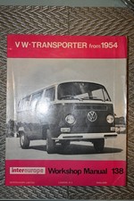 Vintage VW Transporter 1954 Intereurope Workshop Manual 138 + 1972 VW Colors... picture
