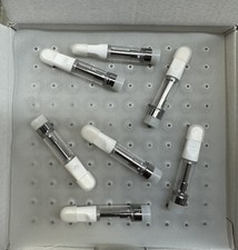 1ML For Refill Cosmetic Oil Glass Luer TopFill Liquid Dispenser 100 Ct Cartridge picture