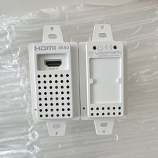 Visionary E5-WP-H 4K60 HDMI Only White Wall Plate A/V Transmitter w/ LAN picture