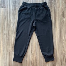 Varley Double Soft Sweat Pants Women Medium Athleisure Loungewear Black picture