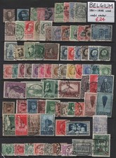 Belgium 1861-1935 used range, high cat picture