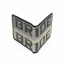 JDM Bride Racing Fabric Bifold Wallet Gradation Stitched Black Gray Red Blue Men picture