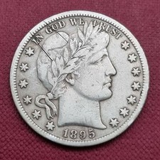 1895 O Barber Half Dollar 50c Better Grade Full Liberty Scratched #42662 picture