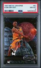 1997-98 SkyBox Metal Universe Kobe Bryant #81 PSA 8 NM-MT Lakers HOF picture