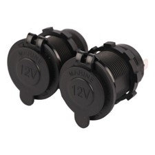 2pcs 12V Cigarette Lighter Socket Power Outlet Receptacle Plug or Car Marine ATV picture