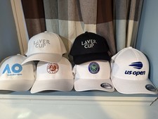 All 4 Grand Slam Hats Plus Laver cup Hats picture