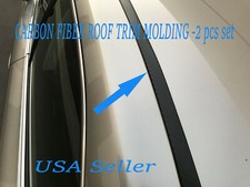For Alfa Romeo 2012-2018 Models 2pcs Flexible CARBON FIBER ROOF TRIM Molding Kit picture