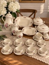 Vintage Rosenthal Sanssouci 26 Pc Tea Set U.S. Zone Germany 1945-49 Floral picture