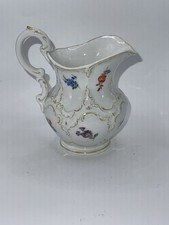 Antique Meissen Porcelain Creamer Streublumen Floral Gold K262 1st Quality  picture