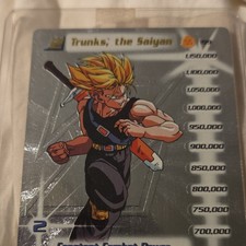 Score Dragon Ball Z CCG Trunks, the Saiyan 199 Saiyan Saga Foil Rare picture