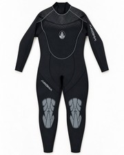 AKONA Women’s Full Wetsuit Size Women’s 15/16 Black Gray Scuba Diving Neoprene picture