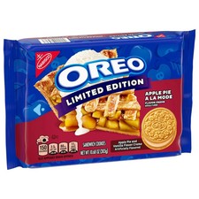 OREO Apple Pie a la Mode Sandwich Cookies, Limited Edition, 10.68 oz picture