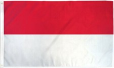 Monaco Flag 3x5ft Flag of Monaco Monegasques Flag 3x5 House Flag picture