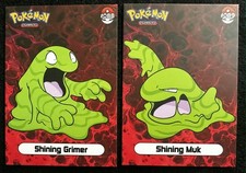 GRIMER X MUK EVOLUTION LOT - POKEMON SHINY INFINITY CCG picture
