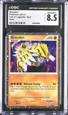 CGC 8.5 NM/MINT+ Groudon SL4 Call Of Legends Holo Pokemon Card picture
