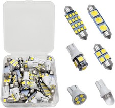 42PCS Super Bright White T10 194 LED Light Bulbs Kit for Car Interior Dome Map picture