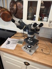 AO American Optical One-Ten MicroStar Dual Head Teaching Microscope 1130 picture