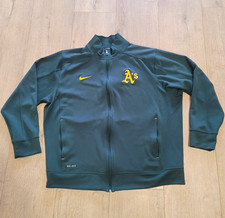 Nike Oakland Athletics A’s Dri-FIT Full Zip Jacket Men’s XL Green MLB New picture