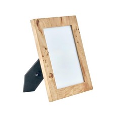 Elegant 5x7 Burl Wood Photo Frame Tabletop Display Natural Wood Rectangular picture