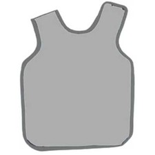 Palmero Adult Dual X-Ray Apron, Grey Vinyl, 22 1/2