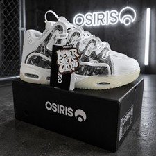 OSIRIS x FTP D3 2001 WHITE CAMO MENS SKATE SHOES NEW SIZE US10 EU44 UK9 picture