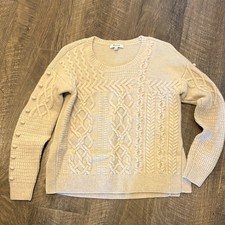 Madewell Textured Wool Sweater in Beige picture