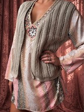 1960s handknit beige vest picture