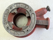 Vintage Toledo No.12 Ratcheting Die Head With 1-1/2
