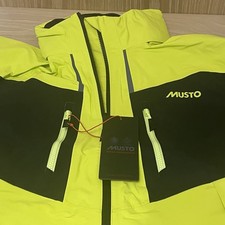 Musto BR2 Jacket Men's XL Extra Large Yellow Black Race Lite picture