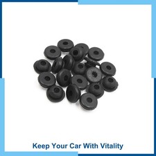 Universal Pack (20) 6mm Black Rubber Shock Absorber Bushings for Car Motorcycle picture