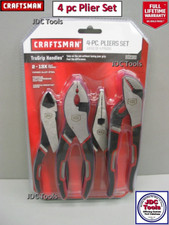 Craftsman 4 Piece Plier Multi Function Pack Set 9-02089 NEW Tru-Grip picture