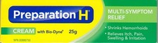 Canadian Preparation H Cream With Bio-Dyne Multi-Symptom 25g Canada Wrinkles Can picture