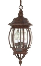 Satco Nuvo Lighting 60/895 Traditional Three Light Hanging Lantern from Central picture