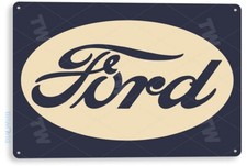 TIN SIGN Ford Retro Metal Décor Parts Auto Shop Garage A378 picture