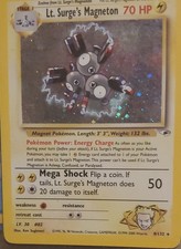 Lt. Surge's Magneton 008/132 Gym Heroes Holo picture