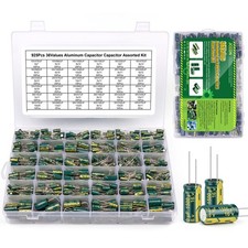 BEEYUIHF 925Pcs 36Values Aluminum Electrolytic Capacitor 925Pcs/Box picture