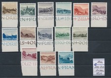 1944 Liechtenstein - No. 199-212, Different Views, MNH** - Low Sheet Edge picture