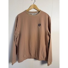Levelwear Action Crew Pullover Medium Warm Taupe Embroidered Ram WL52L Technical picture