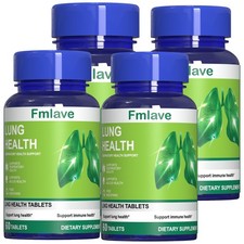 4pc Lung Cleanse & Detox Support Clear Lungs a Healthy Lungs Supplement 240 caps picture