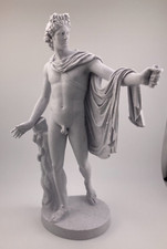 GREEK SCULPTURE APOLLO BELVEDERE  9.8 INCH/250 MM, MUSEUM REPRODUCTION picture